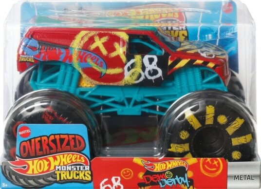 Hot Wheels Monster Trucks 1:24 Die Cast Demo Derby