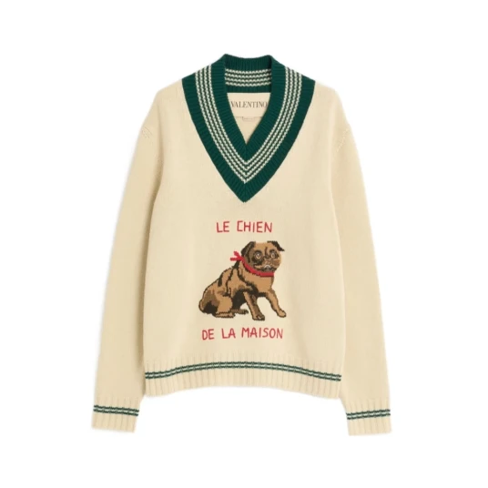 Valentino Herre Strikkevarer Beige M,
