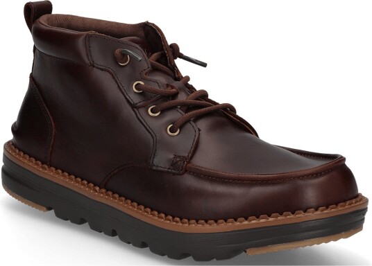 Hey Dude Flint Boot Leather   ARGAN OIL/CHOCOLATE TORTE   45