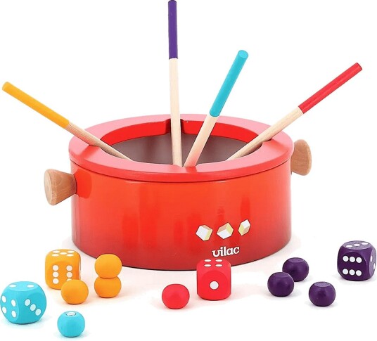 Vilac Game The Fondue Pot Piquepique Red ONE SIZE