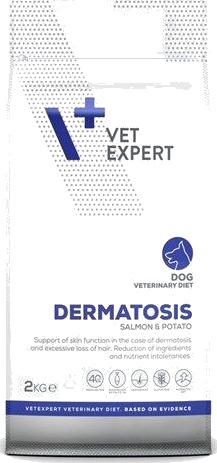 Vetexpert Veterinary Vet Expert Diet Dermatosis Hund Laks & Poteter Tørrfôr 2 kg