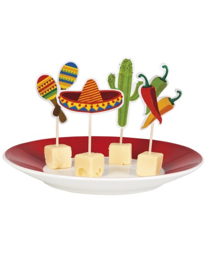 12 stk Matflagg Taco Fiesta 12 stk Matflagg Taco Fiesta