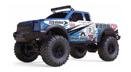 Amewi Dirt Climbing Pick-Up Race Crawler 4WD 1:10 RTR Blue Amewi Dirt Climbing Pick-Up Race Crawler 4WD 1:10 RTR Blue
