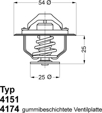 Termostat WAHLER 4174.79D
