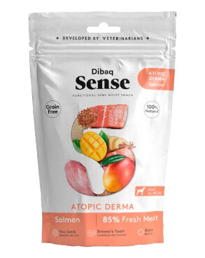 Dibaq Sense Hundegodbiter Derma Salmon 100 g - Belønningssnacks til hund Dibaq Sense Hundegodbiter Derma Salmon 100 g - Belønningssnacks til hund