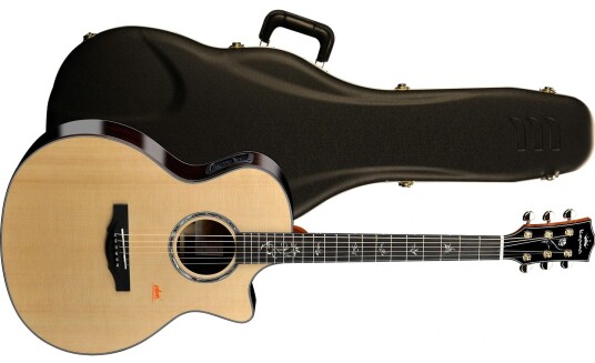 Kepma Guitars All Solid B1e Grand Aud. Natural Ak.Gitar M/pickup