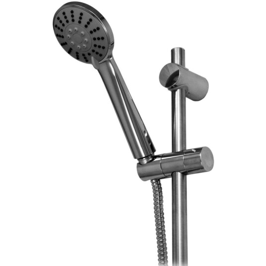 DUSJSETT DRIZZLE MED 3 STRÅLETYPER, KROM