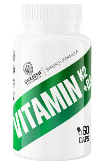 Swedish Supplements Vitamin K2 + D3 Swedish Supplements Vitamin K2 + D3