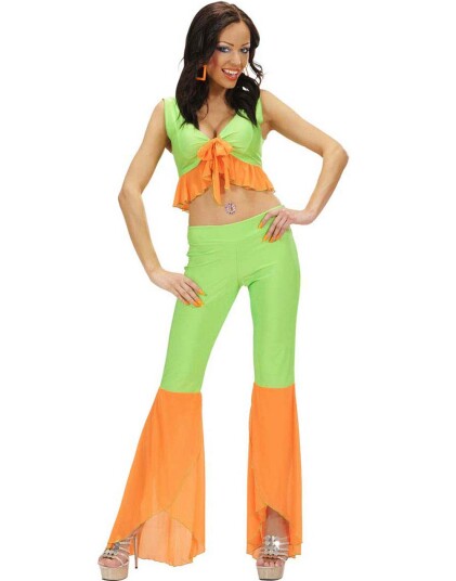 Samba Komplett Kostyme Neon Grønn Strl S Samba Komplett Kostyme Neon Grønn Strl S