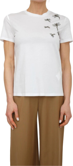 Max Mara Dame Topper Hvit M, Max Mara Dame Topper Hvit M,