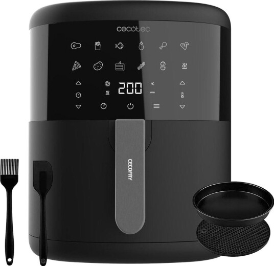 Cecotec Bombastik 6000 Airfryer - 6L, 1700W - Svart
