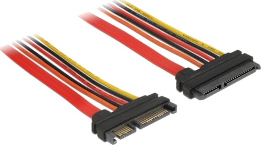 Delock Sata Forlengelseskabel Serial Ata 150/300/600 Sata Kombo Hann Til Sata Kombo Hunn 50 Cm