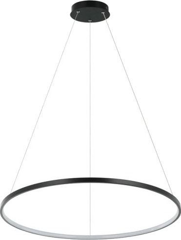 Light Prestige Hengelampe Light Prestige Ring Lp 909/1P M Bk Cct Hengelampe Overheng 1X35w Led Cct 3000K 2400 Lm Svart