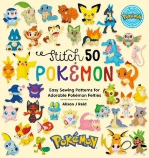 Stitch 50 PokeMon Easy Sewing Patterns for PokeMon Felt Plushies Stitch 50 PokeMon Easy Sewing Patterns for PokeMon Felt Plushies