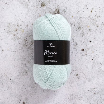 Svarta Fåret Merino Minigarn 108 Hint Of Mint