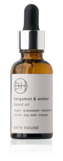 Bath House, Beard Oil Bergamot & Amber