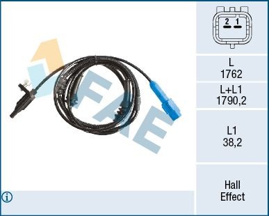 ABS sensor FAE 78516