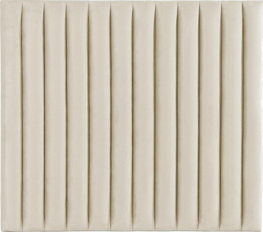 Rakel Sengegavl 140cm - Beige/Fløyel