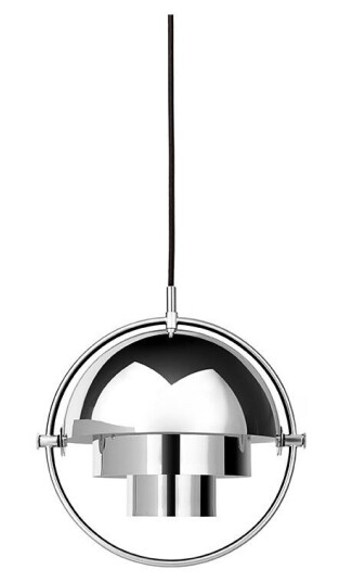 GUBI Multi-Lite Taklampe Liten Krom GUBI Multi-Lite Taklampe Liten Krom