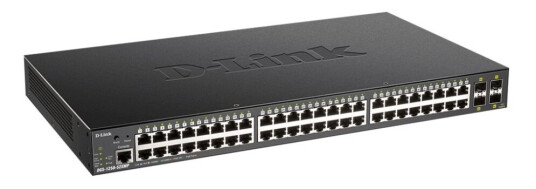 D-Link Dgs 1250-52Xmp - Switch - L3 Lite - Smart - 48 X 10/100/1000 (Poe) + 4 X 10 Gigabit Sfp+ - Rackmonterbar - Poe (370 W)