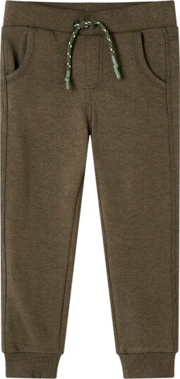 Joggebukser for barn kaki melert 104