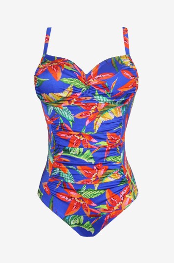 Primadonna Badedrakt Latakia Tropical Rainforest Full Cup Swimsuit Control Blå