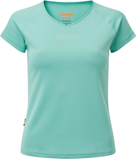 OMM Bearing Tee SS W Dame Blå M | T skjorte