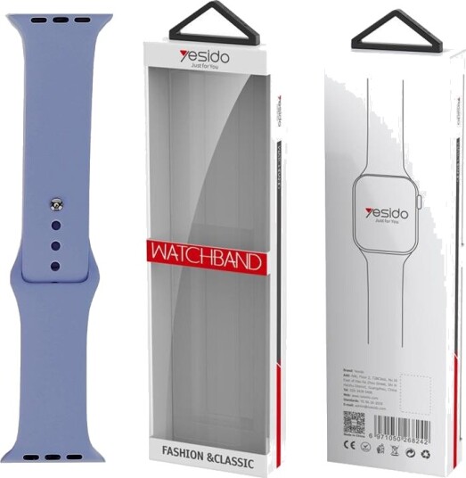 Yesido WB44 Silikonrem for Apple Watch 38/40/41mm Blå