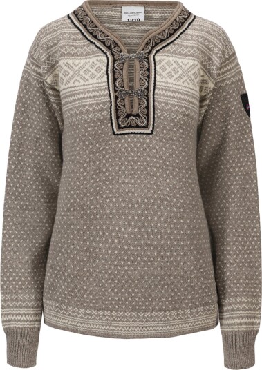 Dale of Norway Unisex Setesdal Sweater Norweigan Wool Vanilla Sugar/Natural White XL