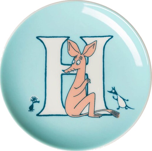 MoominArabia   Mummi miniasjett 10,5 cm H blå