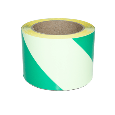Etterlysende tape for ledelinje non-MED 80 mm x 10 m Etterlysende/ grønn Etterlysende tape for ledelinje non-MED 80 mm x 10 m Etterlysende/ grønn