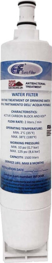 Vannfilter for Whirlpool Side-by-Side kjøleskap