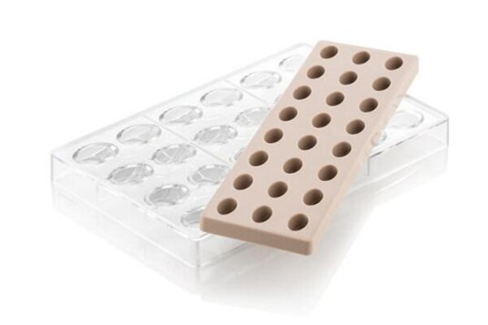 Silikomart Konfektkit Oval Sett/2 Silikomart Konfektkit Oval Sett/2