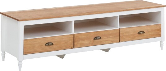 Lenham Tv-benk 110 cm - Hvit
