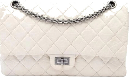 Chanel Vintage Dame Hvit Chanel Vintage Dame Hvit