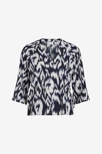 Vila Bluse viLaya Mila 3/4 Top Blå
