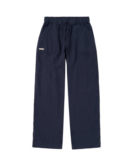Amundsen Sports Safari Linen Pants Dame Faded Navy XS