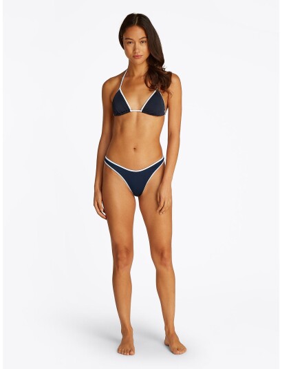 Tommy Hilfiger Cheeky High Leg (Ext Sizes) - Navy - L