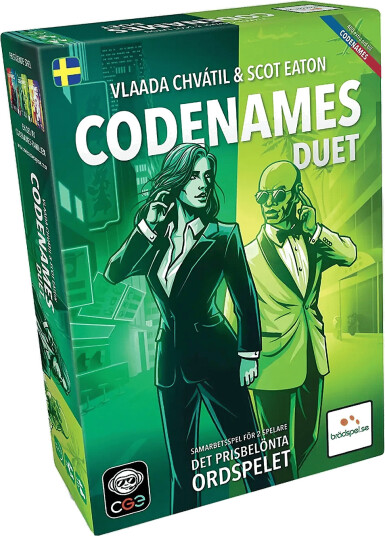 Spilbræt Codenames Duet (Se) - Multi/patterned - ONE SIZE