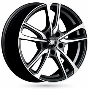 Racer Wave Light Black Machined Face 7x17 5/108 ET42 B65.1 Racer Wave Light Black Machined Face 7x17 5/108 ET42 B65.1