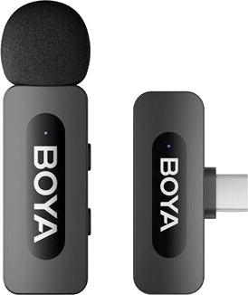 Boya BY-V10 V2.0 Trådløs USB Mikrofon med Klemme 100m Boya BY-V10 V2.0 Trådløs USB Mikrofon med Klemme 100m