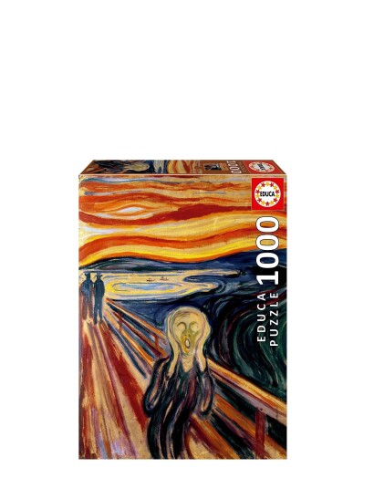 Educa Educa 2X1000 The Scream Edvard Munch   Multi/patterned   ONE SIZE