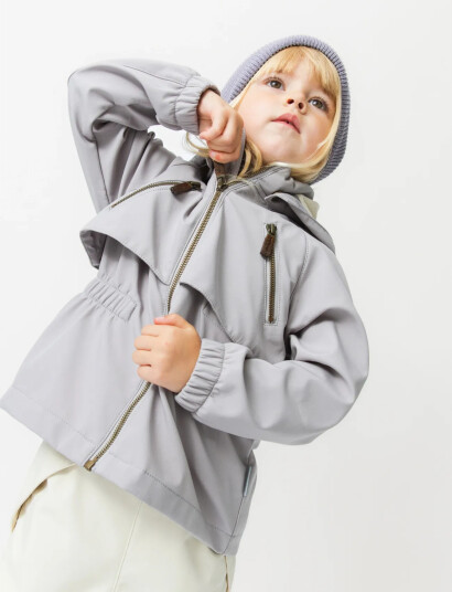 MINI A TURE Matalgea Softshell Jacket. Grs Grey 5Y/110 MINI A TURE Matalgea Softshell Jacket. Grs Grey 5Y/110