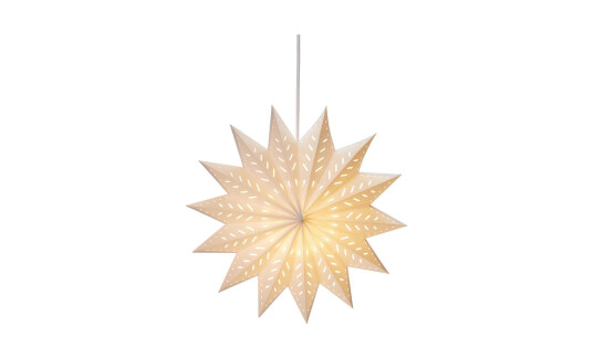 Pr Home ALFA julestjerne 50cm Hvit