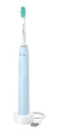 Philips Sonicare 2100 Elektrisk Tannbørste med Sonisk Teknikk Lys Blå HX3651/12 Philips Sonicare 2100 Elektrisk Tannbørste med Sonisk Teknikk Lys Blå HX3651/12