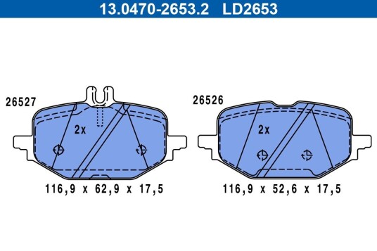 Bremseklosser ATE 13.0470-2653.2