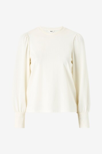 Object - Topp objCaroline L/S Top - Hvit Object - Topp objCaroline L/S Top - Hvit