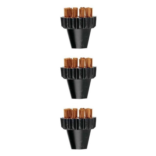 Polti PAEU0297 Messingbørster til Vaporetto Lecoaspira Unico Damprenser - 3pk Polti PAEU0297 Messingbørster til Vaporetto Lecoaspira Unico Damprenser - 3pk