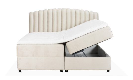 Soffadirekt DANVIK/PRIMO 180 Sengepakke Fløyel Beige Soffadirekt DANVIK/PRIMO 180 Sengepakke Fløyel Beige