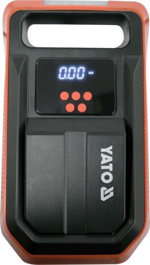 Yato Luftkompressor YT-73470 Bærbar Til Bil Led-Display, 120 w, 12 v (150 PSI)